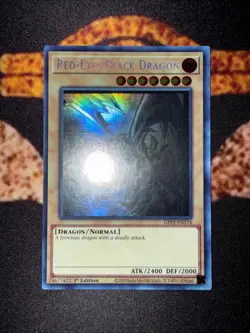 🔥YUGIOH • RED EYES BLACK DRAGON • GHOST RARE • GFP2-EN176 • 1st EDITION • NM🔥 - Image 5