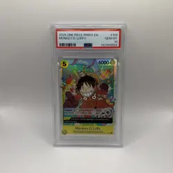 PSA 10 One Piece Monkey D Luffy 500 Years in the Future OP07-109 SR - Image 1