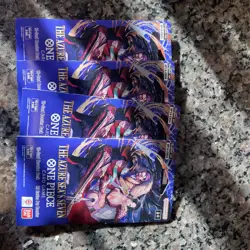 One Piece TCG The Azure Sea's Seven Sleeved Booster OP-14 EB04 English Lot Of 4 - Image 1