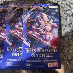 One Piece TCG The Azure Sea's Seven Sleeved Booster OP-14 EB04 English Lot Of 4 - Image 2
