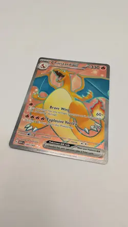 Pokemon TCG Card Charizard ex 183/165 S&V 151 Ultra Rare Full Art - Image 1