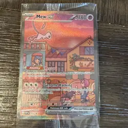 Mew ex 053 Sv: Scarlet & Violet Promo Card Holo-M-UNOPENED - Image 1