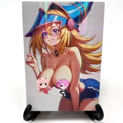 Yu-Gi-Oh! Dark Magician Girl Sexy Anime Waifu Girl Lewd Goddess Story Art Card - Image 2
