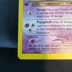 Pokemon Neo Destiny 1st Edition Holo Rare Dark Espeon Card 4/105 Vintage SWIRL! - Image 2