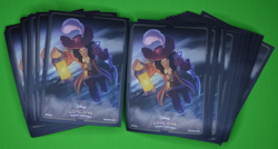 Disney Lorcana TCG 65 Card Sleeves (Standard Size, Matte) Captain Hook - Image 1