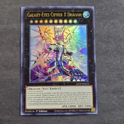 Yu-Gi-Oh! 1st Ed. Galaxy-Eyes Cipher X Dragon Ultra Rare Card GFTP-EN011 - Image 1