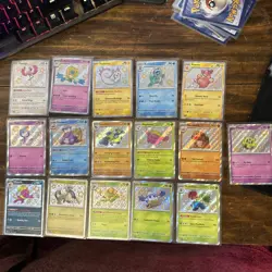 Pokemon Cards 16 Baby Shiny Lot Shining Fates Paldean Fates Sword Shield - Image 1