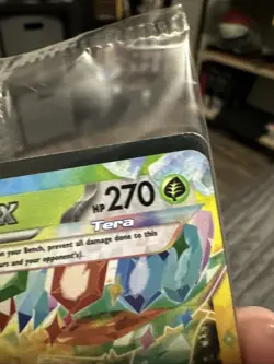Pokemon TCG Prismatic Evolutions Leafeon ex 006/131 Stamped Promo Card Sealed - Image 3
