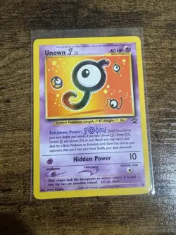 Pokemon Unown [J] 38/53 Wotc Promo Regular 40 HP Hidden Power Card - Image 1