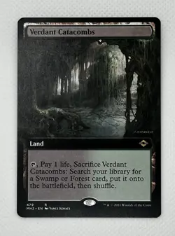 MTG - Verdant Catacombs (Extended Art) #479 (NM) Modern Horizons 2 - MH2 - Image 1