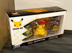 Pokemon 25th Anniversary Celebrations Pikachu VMAX Premium Figure Box NEW SEALED 820650809408 - Image 1