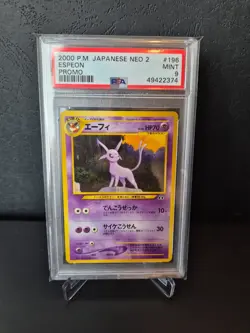 Pokemon Eevee/Espeon/Umbreon 2000 Promo Japanese Neo 2 133/196/197 PSA 9 - Image 4