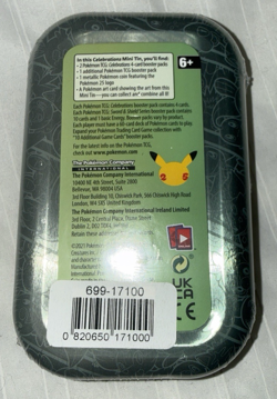 Pokemon TCG Hoenn Celebrations Mini Tin - Sealed 820650809378 - Image 4