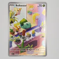Bulbasaur 143/142 Stellar Crown Illustration Rare Pokemon TCG - Image 1