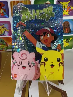 Pokemon Vintage Pocket Monsters Vending HOLO Prism Sticker 1999 Bandai Nintendo - Image 4