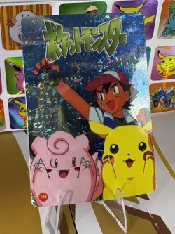 Pokemon Vintage Pocket Monsters Vending HOLO Prism Sticker 1999 Bandai Nintendo - Image 5