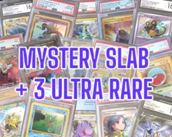Pokemon Mystery Graded Slab - Beckett PSA CGC +3 Ultra Rare ENG/JPN GEM MINT 10 - Image 1