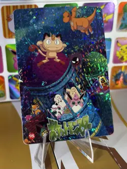 Pokemon Vintage Pocket Monsters Vending HOLO Prism Sticker 1999 Bandai Nintendo - Image 4