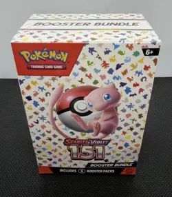 Pokemon Scarlet & Violet 151 Booster Bundle – 6 Packs – Sealed – Mew - Image 1
