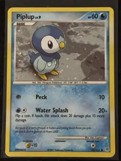Piplup Pokemon TCG Diamond and Pearl 93/130 Holo - Image 1
