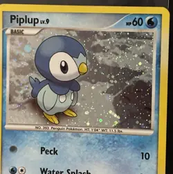 Piplup Pokemon TCG Diamond and Pearl 93/130 Holo - Image 2