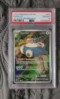 2023 Pokemon 151 Snorlax ETB SVP #051 Black Star Promo - PSA 10 GEM MINT 🛌 - Image 1