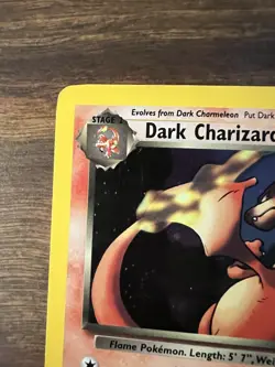 Pokemon Team Rocket Unlimited #4 Dark Charizard HOLO RARE (MP) - Image 2