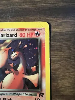 Pokemon Team Rocket Unlimited #4 Dark Charizard HOLO RARE (MP) - Image 3