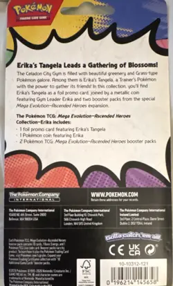 Pokemon Mega Evolution–Ascended Heroes Sealed Promo Booster Packs komala/tangela - Image 5
