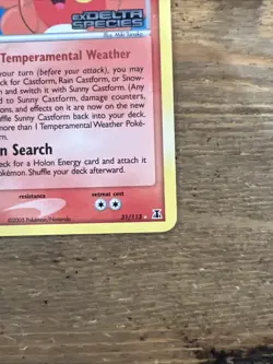 Pokemon Sunny Castform #31 Reverse Holo EX Delta Species 2005. NM+ - Image 4