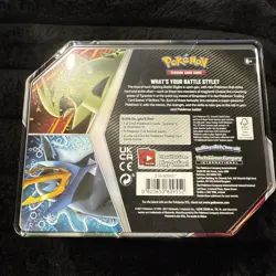 NEW Pokemon TCG Tyranitar V Strikers Tin Sealed Potential Evolving Skies inside - Image 2