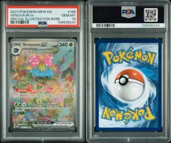 2023 Pokemon 151 Venusaur ex 198/165 Special Illustration Rare PSA 10 - Image 2