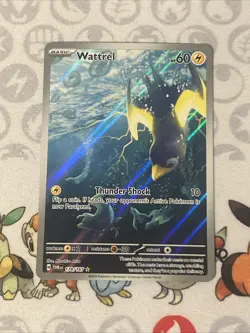 Wattrel Illustration Rare Pokemon Twilight Masquerade #178/167 Near Mint - Image 1
