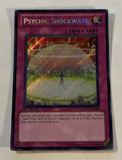 Psychic Shockwave - EXVC-EN089 - Secret Rare - 1st Edition - Lightly Played - Image 1