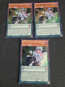 3x Harmonizing Magician x3 PEVO-EN010 Ultra Rare 1st Edition NM Playset Yugioh - Image 1