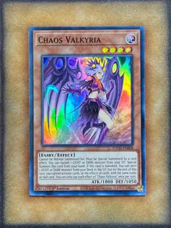 Yugioh Chaos Valkyria TOCH-EN008 Super Rare 1st Ed NM - Image 1