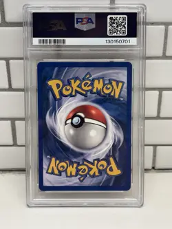 Hitmonchan Base Set 2 PSA 8 Holo Rare 8/130 Vintage Pokemon Card - Image 2