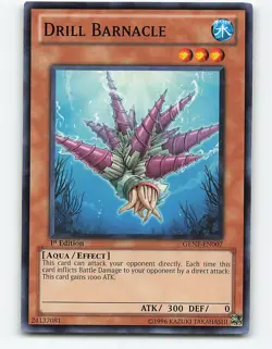 Drill Barnacle #GENF-EN007 1st Edition Yugioh Card - Image 1