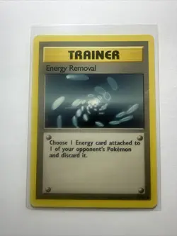 Base Set Energy Removal 92/102 Pokemon Trainer Card - Image 1