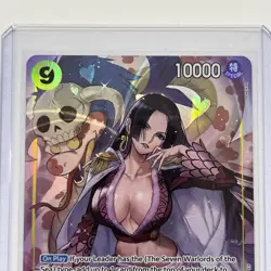 Bandai Boa Hancock OP14-112 SR Holo Character Card 10000 Power One Piece CCG - Image 3