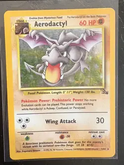 Lot Of 5 Vintage Fossil Unlimited Holo Pokemon Cards WOTC TCG LP-MP - Image 2