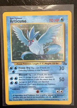 Lot Of 5 Vintage Fossil Unlimited Holo Pokemon Cards WOTC TCG LP-MP - Image 3