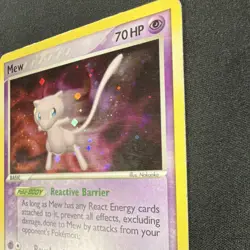 Pokemon Mew 004/017 POP Series 4 Holo Rare 70HP Psyshock Pokemon TCG Card Stock - Image 2