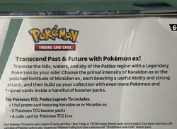 POKEMON TRADING CARD GAME MIRAID EX220 PALDEA LEGENDS TIN with 5 BOOSTER PACKS - Image 3