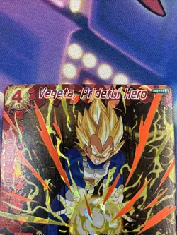 Vegeta Prideful Hero BT8-125 NHR Dragon Ball Super Malicious Machinations Card - Image 3