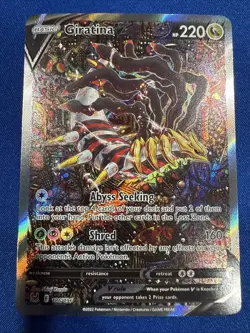 Giratina V Alt Art #186/196 SWSH Lost Origin Holo Pokemon Card TCG Near Mint - Image 1