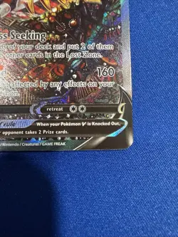 Giratina V Alt Art #186/196 SWSH Lost Origin Holo Pokemon Card TCG Near Mint - Image 4