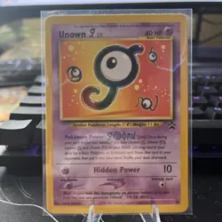 Pokemon TCG Unown Black Star Promo Card 38/53 - Image 1