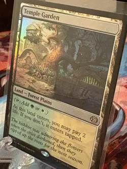 Temple Garden Lorwyn Eclipsed Foil Rare Magic: The Gathering Card NM - Image 2