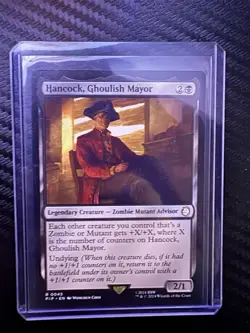 MTG - Universes Beyond: Fallout - Hancock, Ghoulish Mayor - NM - Image 1